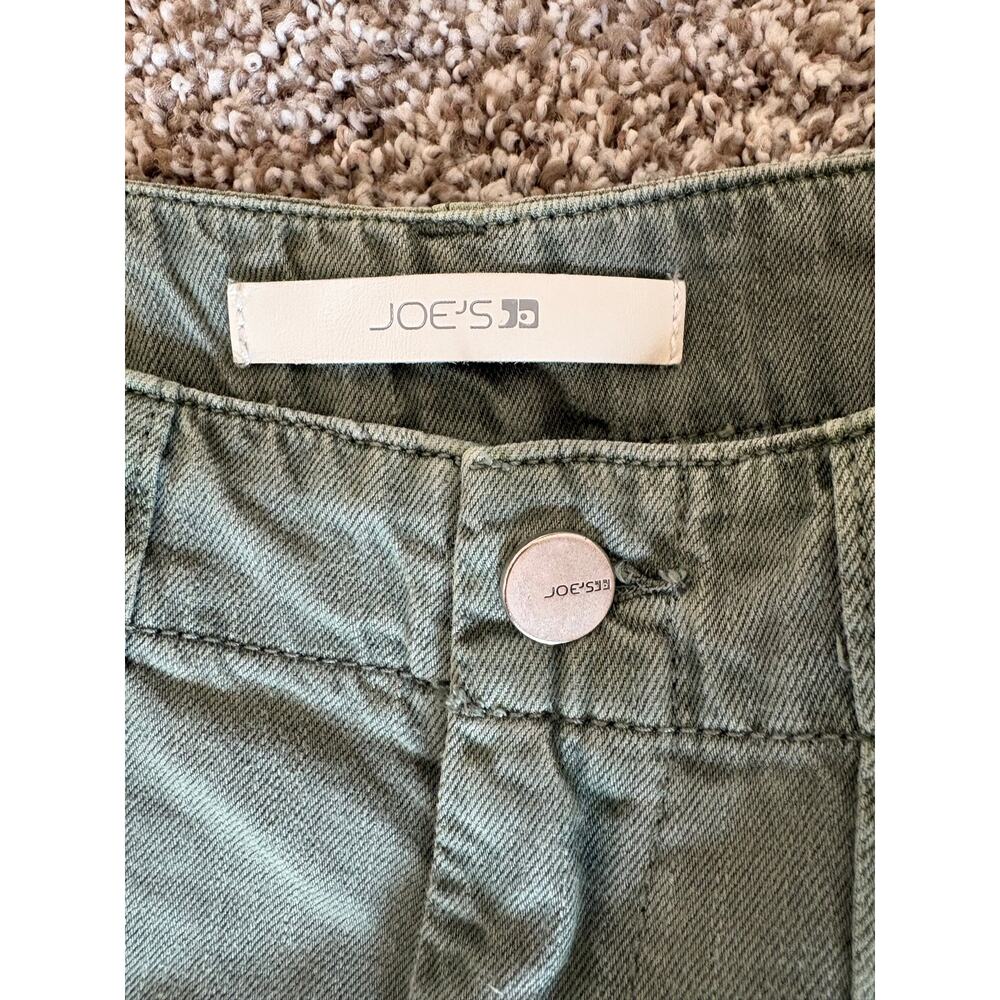 Joe’s Jeans Utility Jogger Pants Women’s 27 Sage Lyocell Blend Zip Ankle Cargo - Picture 3 of 14
